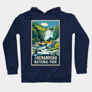 A Vintage Travel Art of the Shenandoah National Park - Virginia - US Hoodie